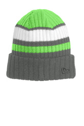 New Era® Ribbed Tailgate Beanie - Cyber Green/ Graphite - OSFA